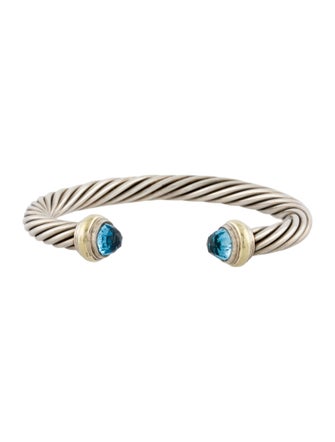 David Yurman Topaz Classic Cable Bracelet