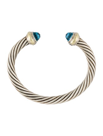 David Yurman Topaz Classic Cable Bracelet