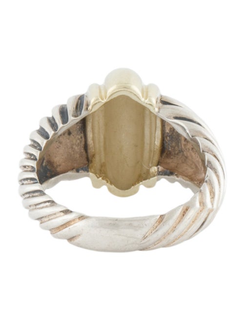 David Yurman Two-Tone Dome Cable Ring