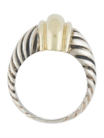 David Yurman Two-Tone Dome Cable Ring