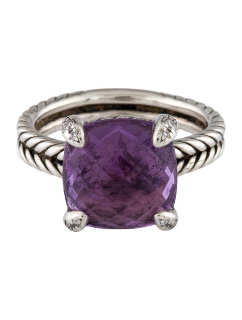 David Yurman Amethyst & Diamond Chatelaine® Ring