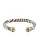 David Yurman Two-Tone Classic Cable Cuff