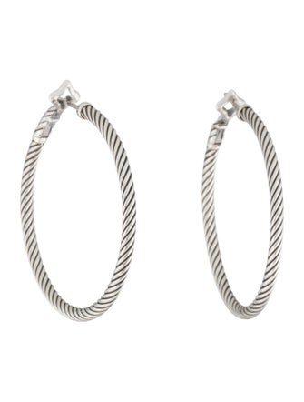 David Yurman Cable Classic Hoop Earrings