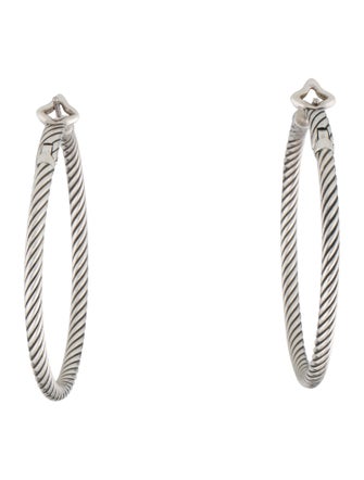 David Yurman Cable Classic Hoop Earrings