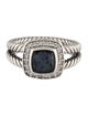 David Yurman Quartz, Hematite Doublet & Diamond Black Orchid Ring