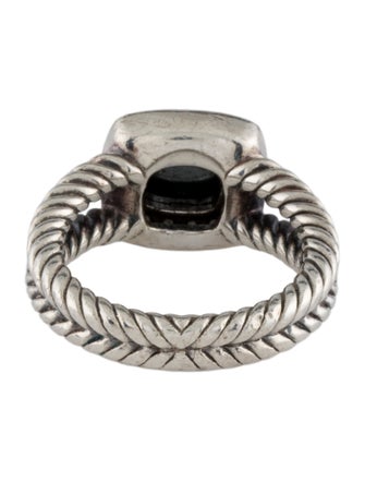 David Yurman Quartz, Hematite Doublet & Diamond Black Orchid Ring