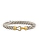 David Yurman Diamond Buckle Classic Cable Bracelet