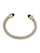 David Yurman Onyx & Diamond Classic Cable Bracelet