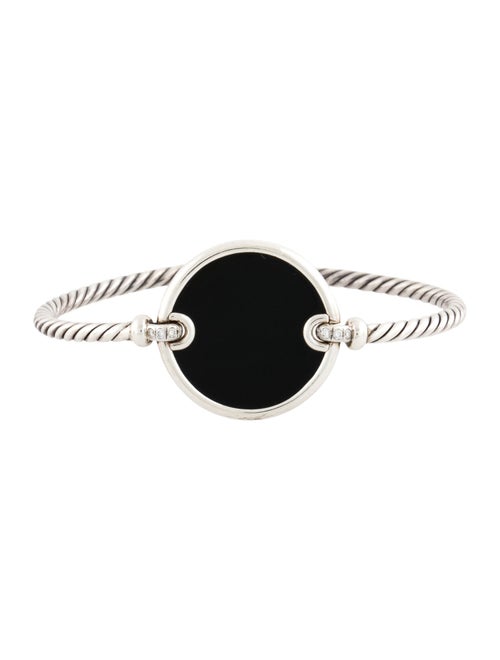 David Yurman Onyx & Diamond Elements Station Bracelet