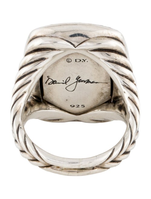 David Yurman Onyx & Diamond Albion Ring