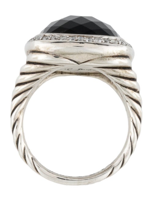 David Yurman Onyx & Diamond Albion Ring