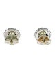 David Yurman Peridot Cable Cookie Stud Earrings