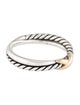 David Yurman Two-Tone Petite X Ring