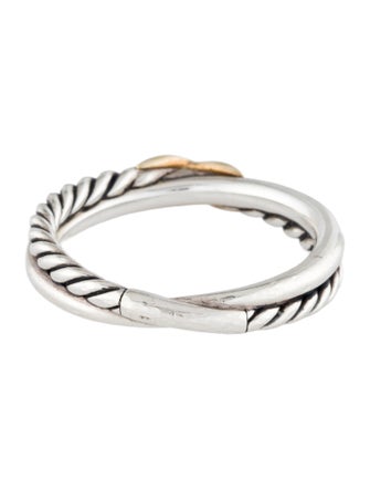 David Yurman Two-Tone Petite X Ring