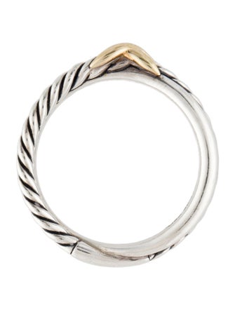 David Yurman Two-Tone Petite X Ring