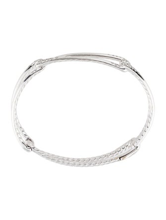 David Yurman 18K Diamond Continuance Bracelet