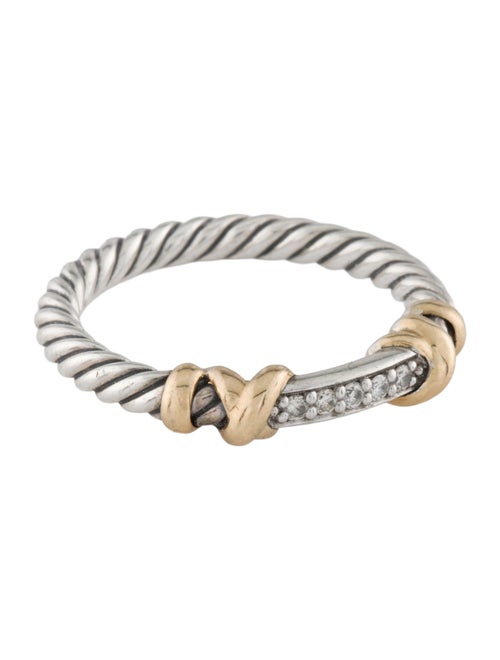 David Yurman Diamond Petite Helena Wrap Ring