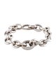 David Yurman Diamond Large Oval Link Bracelet