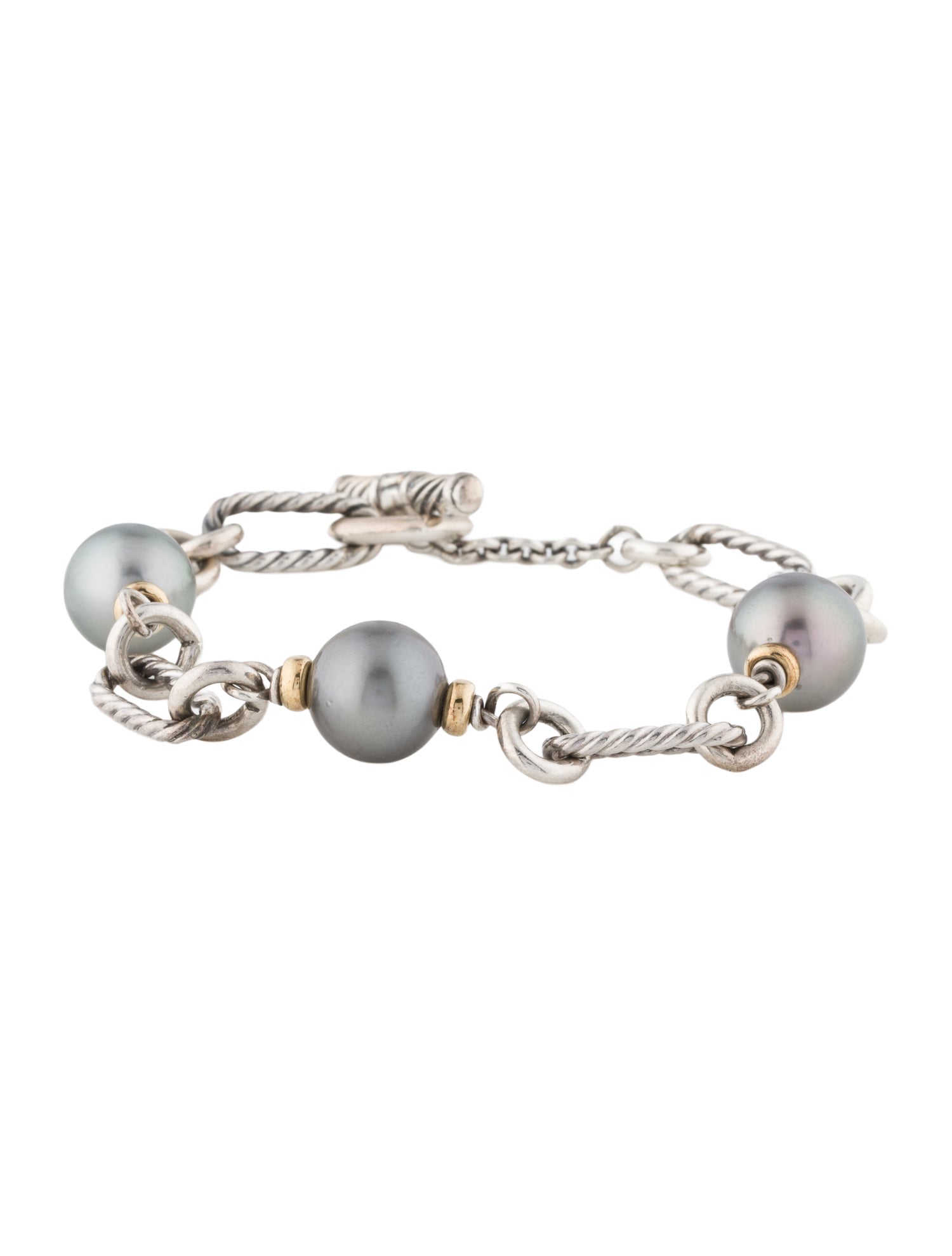 David Yurman Pearl Figaro Station Bracelet
