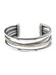 David Yurman Diamond Four-Row Crossover Cuff