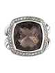 David Yurman Smoky Quartz & Diamond Albion Ring