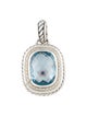 David Yurman Topaz & Diamond Enhancer Pendant