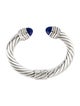 David Yurman Lapis Lazuli Cable Cuff Bracelet