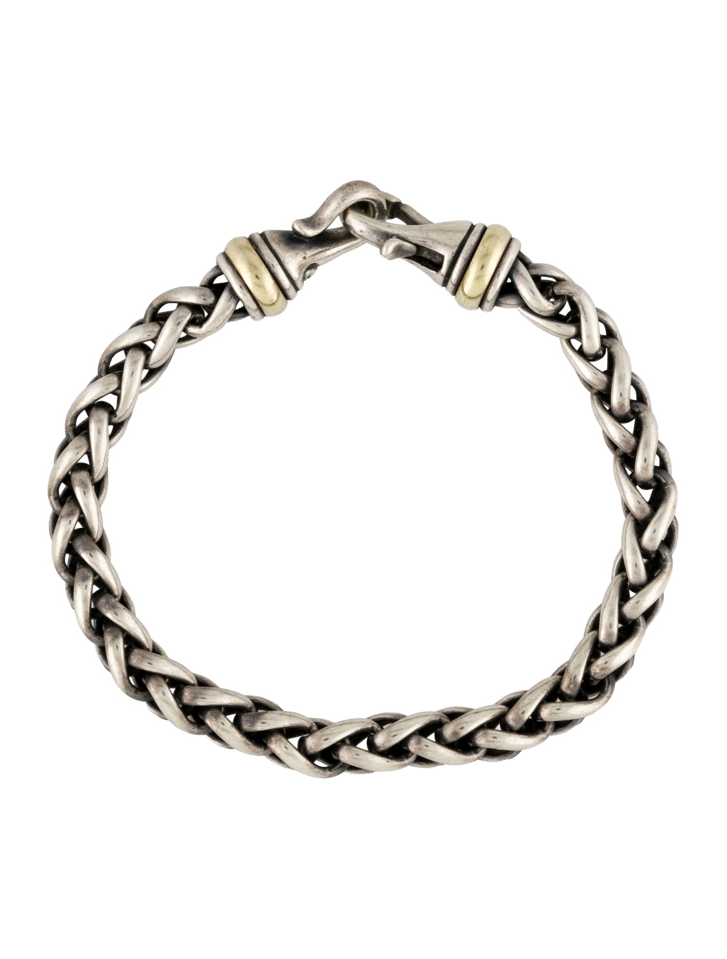 David Yurman Two-Tone Wheat Chain Bracelet