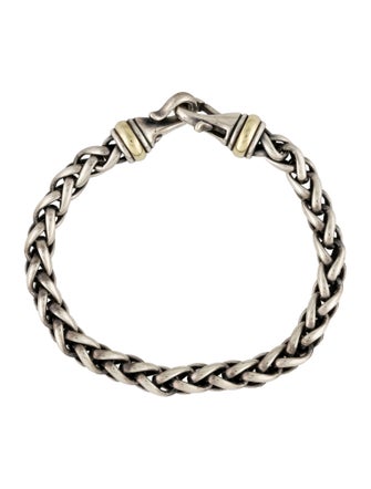 David Yurman Two-Tone Wheat Chain Bracelet