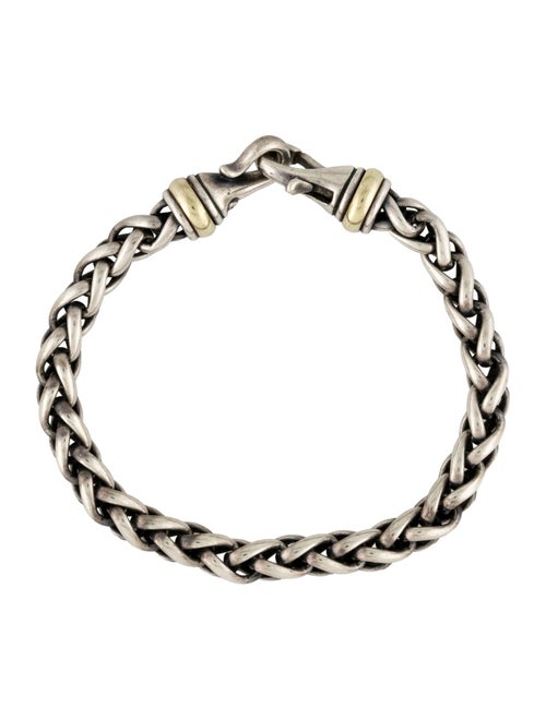 David Yurman Two-Tone Wheat Chain Bracelet