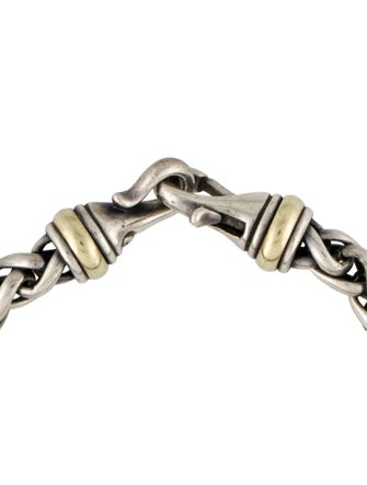 David Yurman Two-Tone Wheat Chain Bracelet