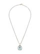 David Yurman Topaz & Diamond Albion Pendant Necklace