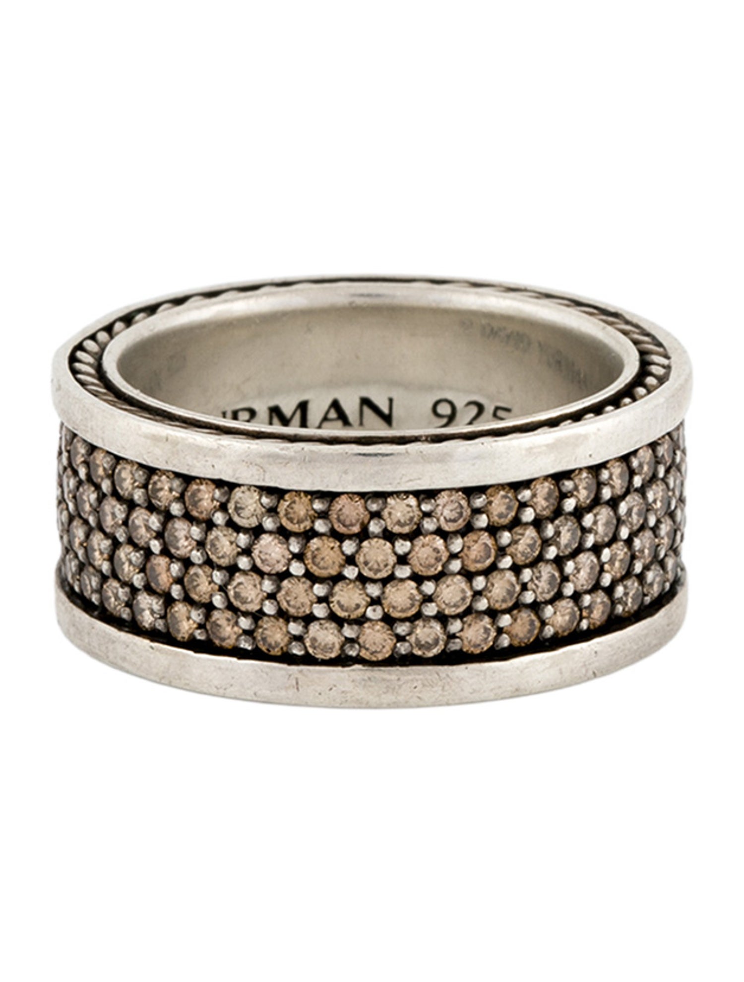 David Yurman 2.28ctw Diamond Streamline Four-Row Band