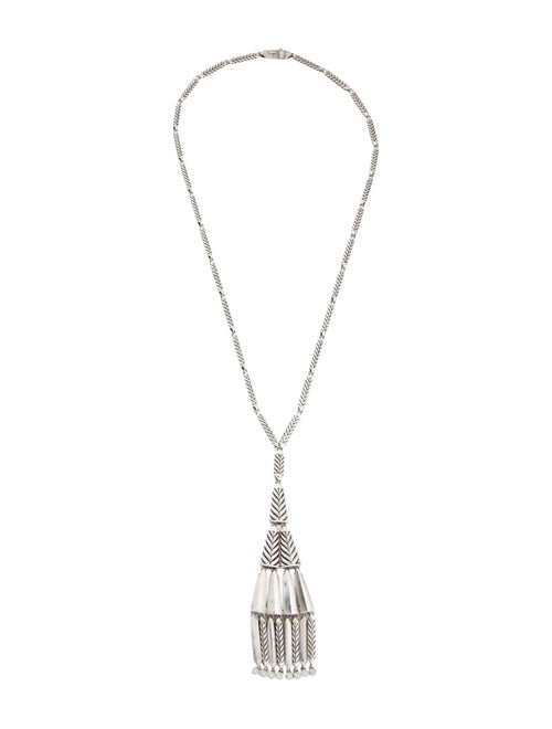 David Yurman Diamond Stax Fringe Lavalier Necklace