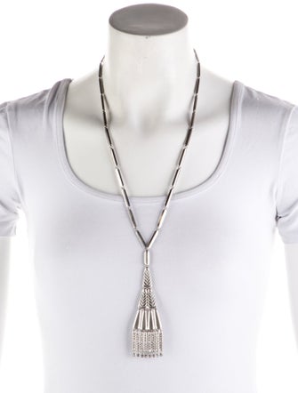 David Yurman Diamond Stax Fringe Lavalier Necklace