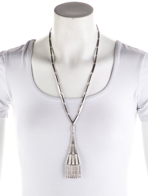 David Yurman Diamond Stax Fringe Lavalier Necklace