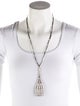 David Yurman Diamond Stax Fringe Lavalier Necklace