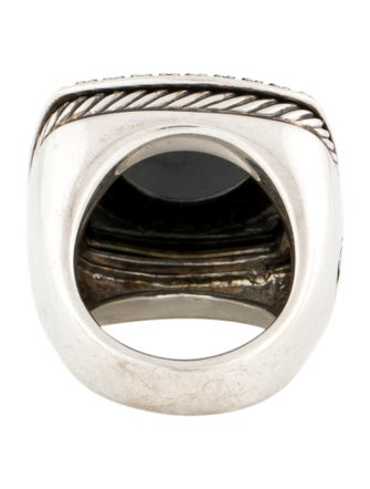 David Yurman Hematine & Diamond Albion Cocktail Ring