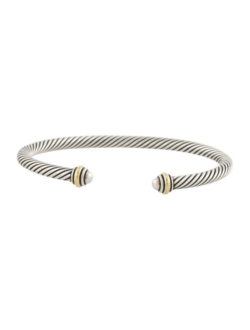 David Yurman Two-Tone Classic Cable Cuff Bracelet