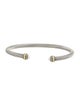 David Yurman Two-Tone Classic Cable Cuff Bracelet