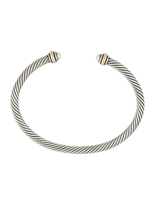 David Yurman Two-Tone Classic Cable Cuff Bracelet