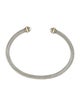 David Yurman Two-Tone Classic Cable Cuff Bracelet
