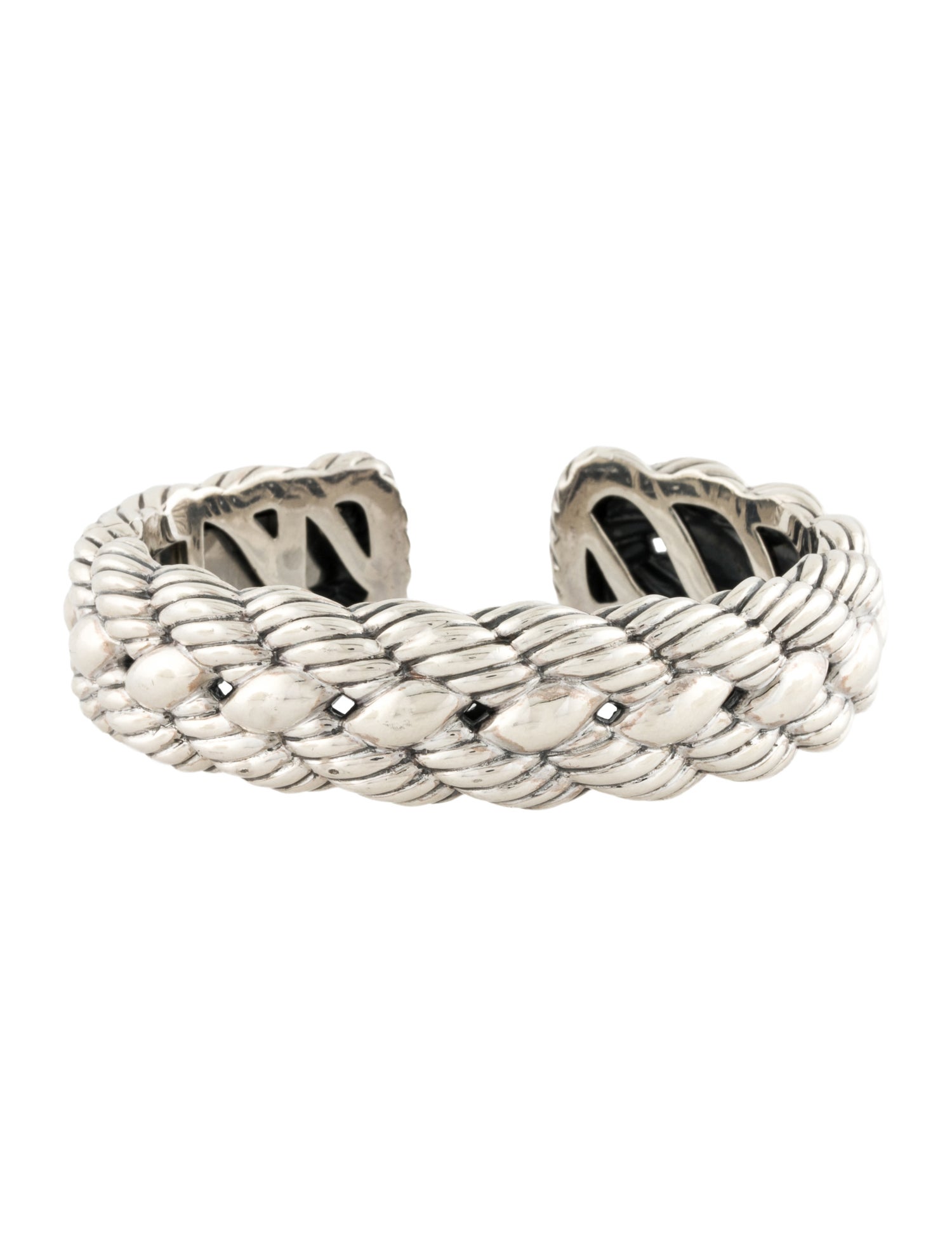 David Yurman Woven Cable Cuff Bracelet