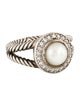 David Yurman Pearl & Diamond Cocktail Ring