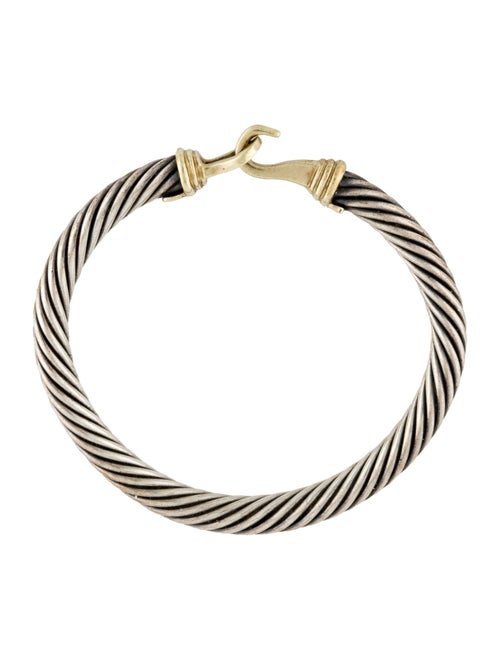 David Yurman Two-Tone Buckle Classic Cable Bracelet