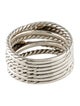 David Yurman Two-Tone Double X Crossover Ring