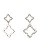 David Yurman Quatrefoil Double Drop Earrings