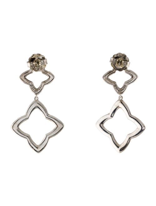 David Yurman Quatrefoil Double Drop Earrings