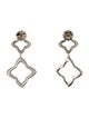 David Yurman Quatrefoil Double Drop Earrings