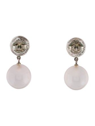 David Yurman Rose Quartz Cable Ball Drop Earrings